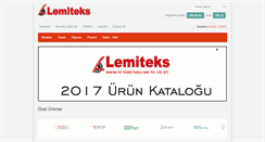 Desktop Screenshot of lemiteks.com